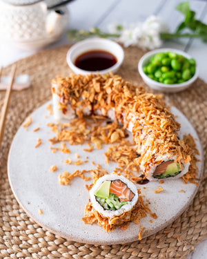 crunch salmon roll