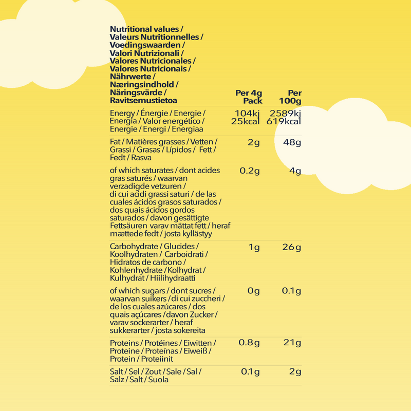 Kelly Loves Crispy Nori Snacks nutritional information