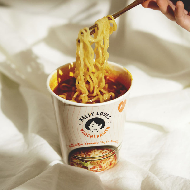 Kelly Loves Kimchi Ramen Noodles