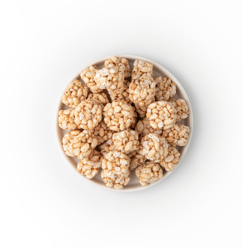 Kellyloves vegan brown rice puffs in bowl