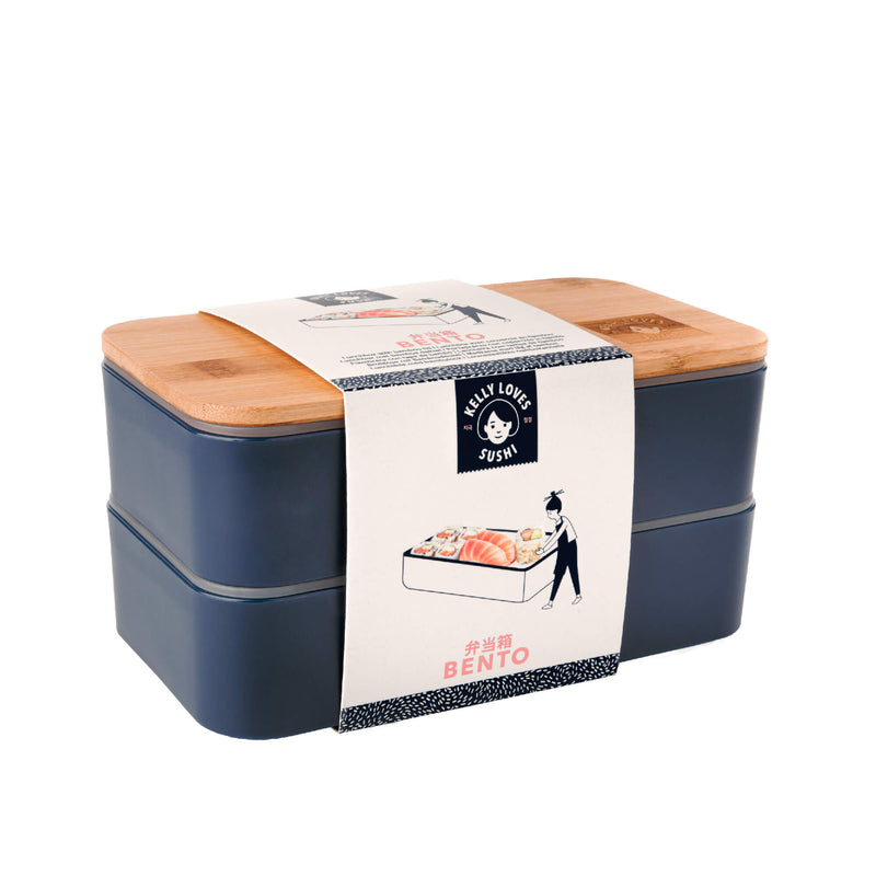 Kelly Loves Metal and Bamboo Authentic Bento Box