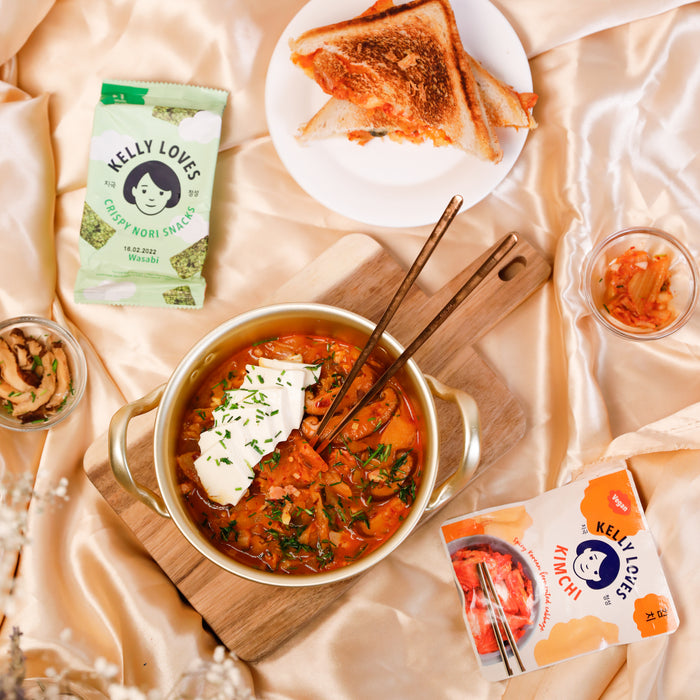 Kimchi Pancakes (Kimchijeon) Recipe | Kelly Loves